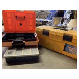Tool box, and (2) storage boxes