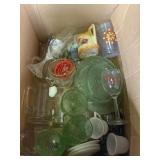 Misc glasses, dishes, cups and more