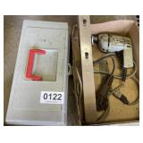 Tackle box, drill and more