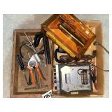 CB transceiver, tools, more