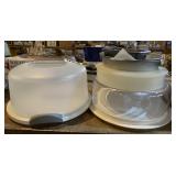 Cake carriers, pie pan, bread pan and more