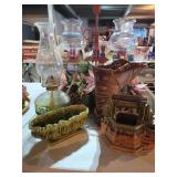McCoy vases, other decor