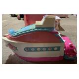 Matel cruise ship and shopkins bus
