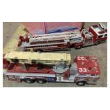 (2) toy firetrucks