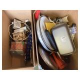Ceramic houses, pans and more