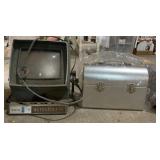 Micro fish monitor and metal lunch box