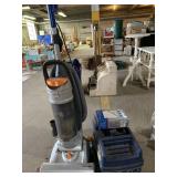 Kenmore vacuum, tackle box and radio