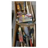 Paint rollers, scrapers, shovels and more