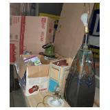 Glasses, lamps, teapot and more