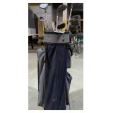 Golf bag and Mercury clubs