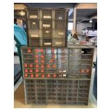 (3) hardware organizer bins