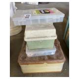(4) tackle boxes and contents