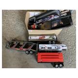 Toy semi and trailers
