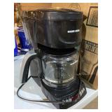 B&D coffee maker, strainers, pots