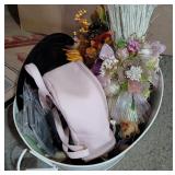 Artificial decor, stuffies, child's bag and more