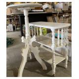 (2) wooden stands