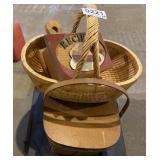 Picnic baskets, luggage