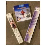 Shoe dryer, scroll frame, easel