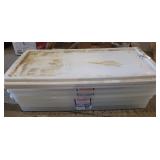 (3) totes with lids