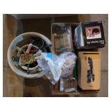 Coin sorters, pots, bucket