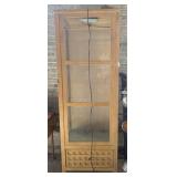 Glass display cabinet (24'x72x14')