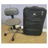 Office chair & Suitcase