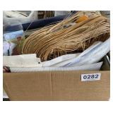 Paper cutter, tracing paper, pipe cleaners, more