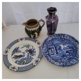Plates, Vase and pitcher (See description)