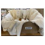 Vintage scarves, aprons and linens