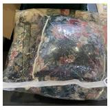 Floral throw pillows