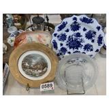 4 decorative plates
