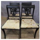 (4) Duncan Phyfe chairs