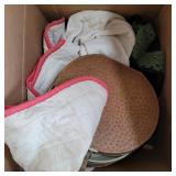 Afghan, moving blanket and carrying case