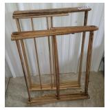 Wooden drying racks
