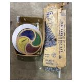 6 ft. Aluminum Christmas tree with color light