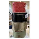 (4) hat boxes