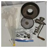 Meat grinder, cookie press and more