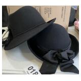 (2) vintage hats