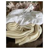 Queen mattress pad and misc blankets