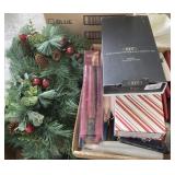 Christmas candles, candle rings