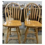 (2) Swivel Barstools