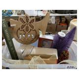 Christmas bulbs, trees, signs and misc Christmas