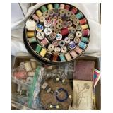 Vintage sewing supplies