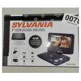 Sylvania 7" portable DVD player (no cords)