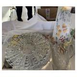 Mikasa veggie tray, serving tray, pitcher, more