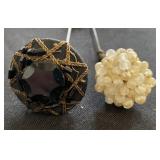 (2) Hat pins