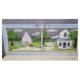 Painted window frame