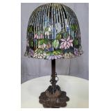 Tiffany style stained glass lamp