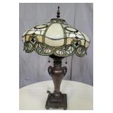 Tiffany style stained glass lamp