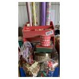 Wrapping paper, gift boxes, tissue paper and more